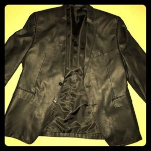Calvin Klein leather style Male Jacket