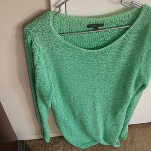 Teal knitted sweater