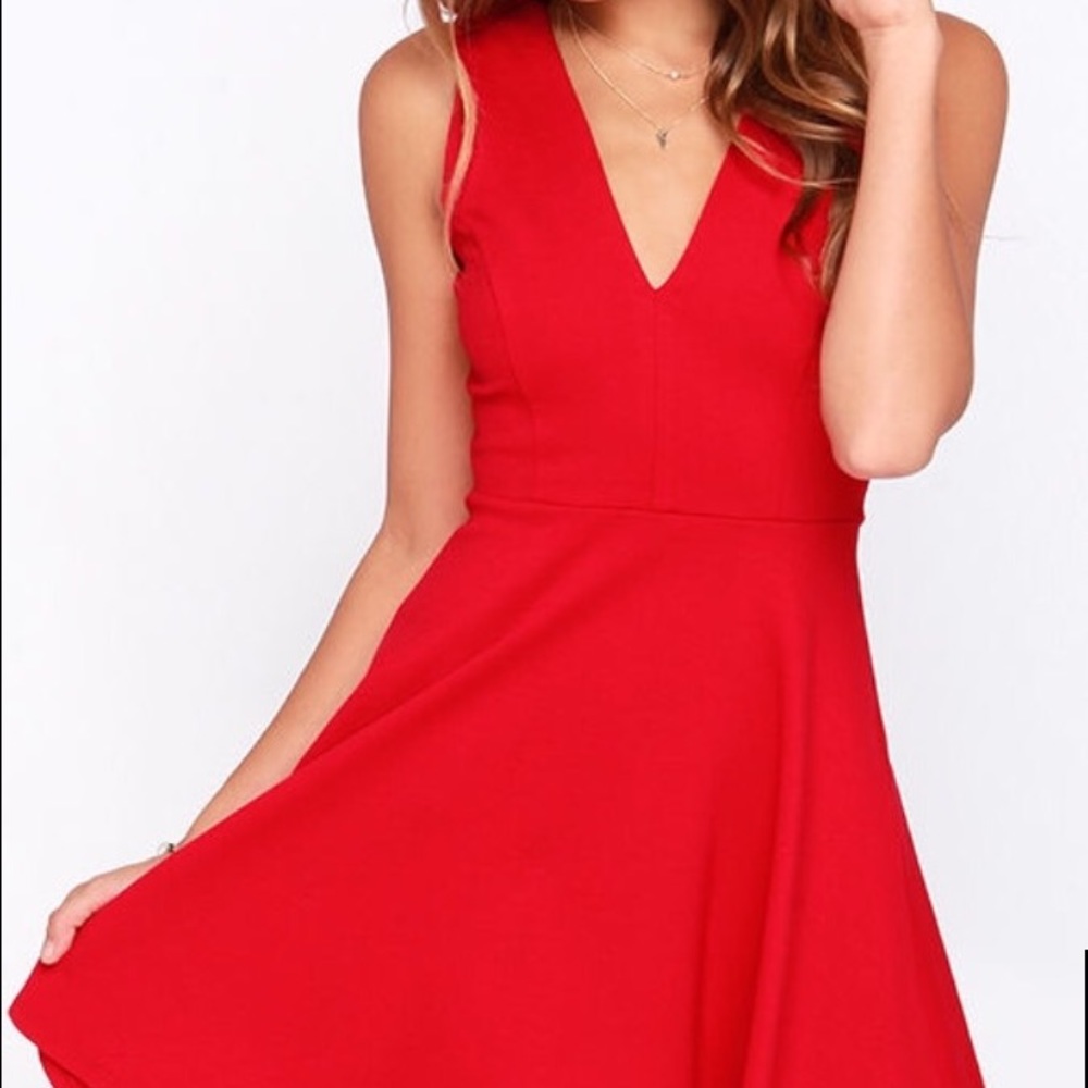Lulus red dress