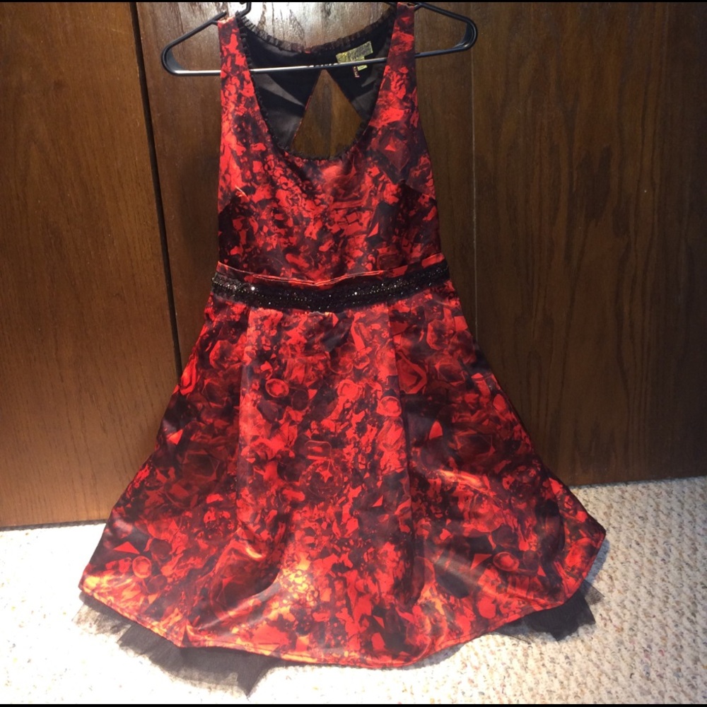 Red dress