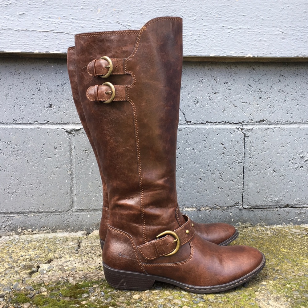 Born Boots Riding Tall Knee High Brown BOC 9