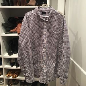 Men's button down JCREW shirt -size Large