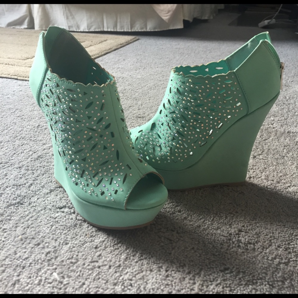 Turquoise Wedges