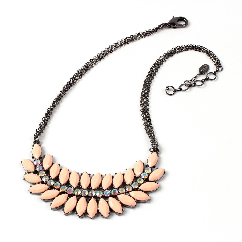 Peach Jewel Necklace