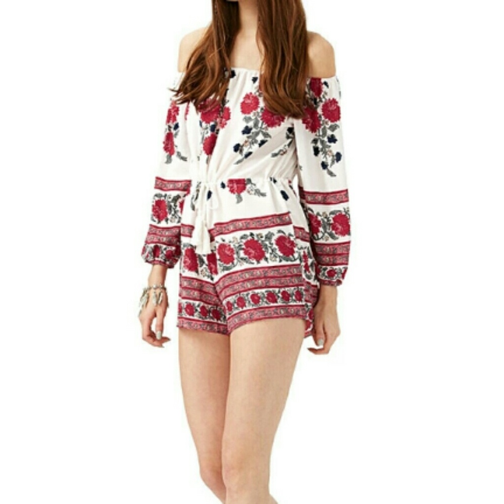 Boho Babe Off Shoulder Romper