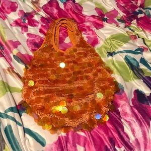 Sequin purse