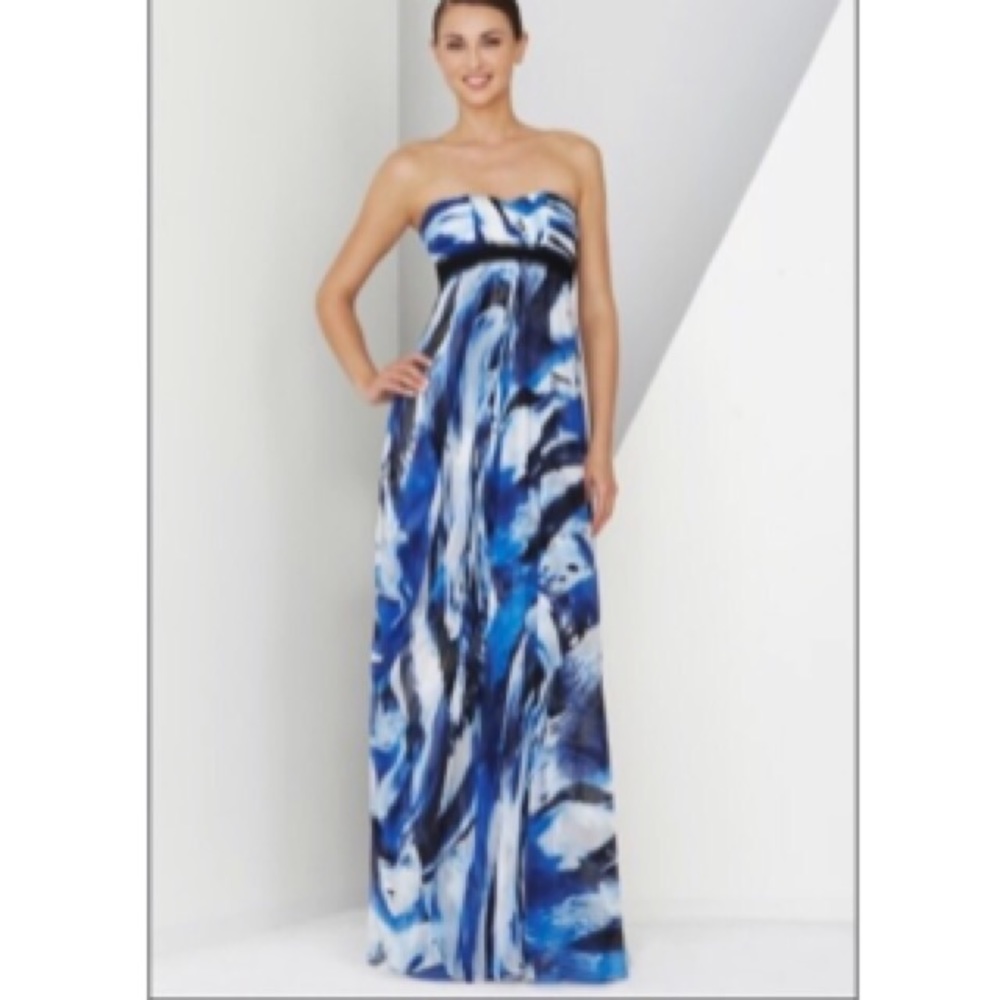 BCBGMaxAzria Print Gown