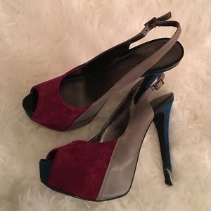 Jessica Simpson Multi colored heels