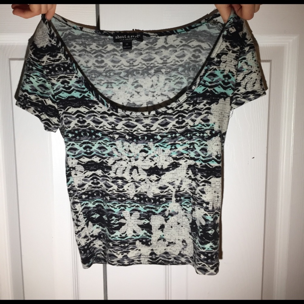 Off the shoulder crop top