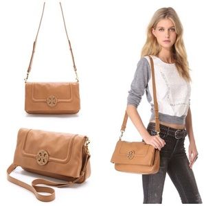 Tory Burch Amanda Fold-Over Messenger Bag