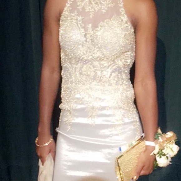 Gold prom dress - Picture 2 of 6