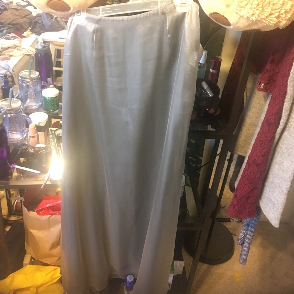 Vintage Iridescent Maxi Skirt
