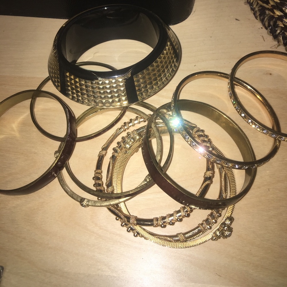 Box of bangle bracelets
