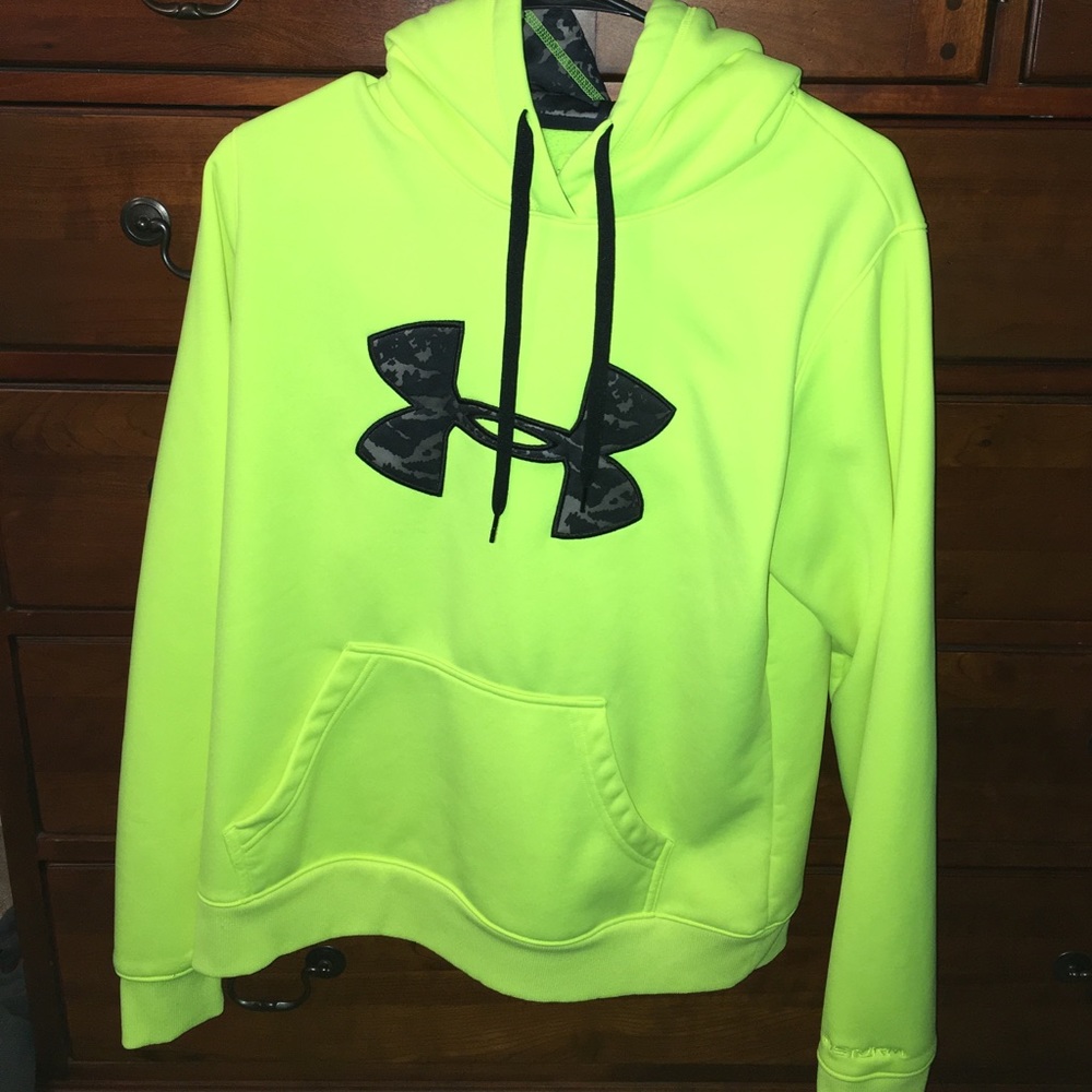 Neon Yellow Under Armour Hoodie