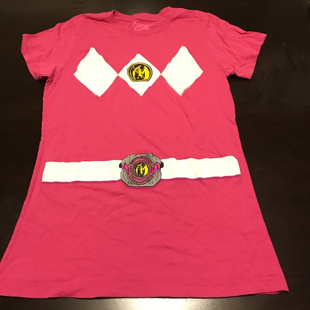 Pink Power Rangers Shirt