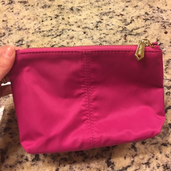 Neiman Marcus Bags Hot Pink Neiman Marcus Small Cosmetic Bag Poshmark