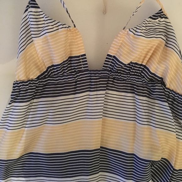 A&F Halter Open-Back Striped Dress - Picture 2 of 4
