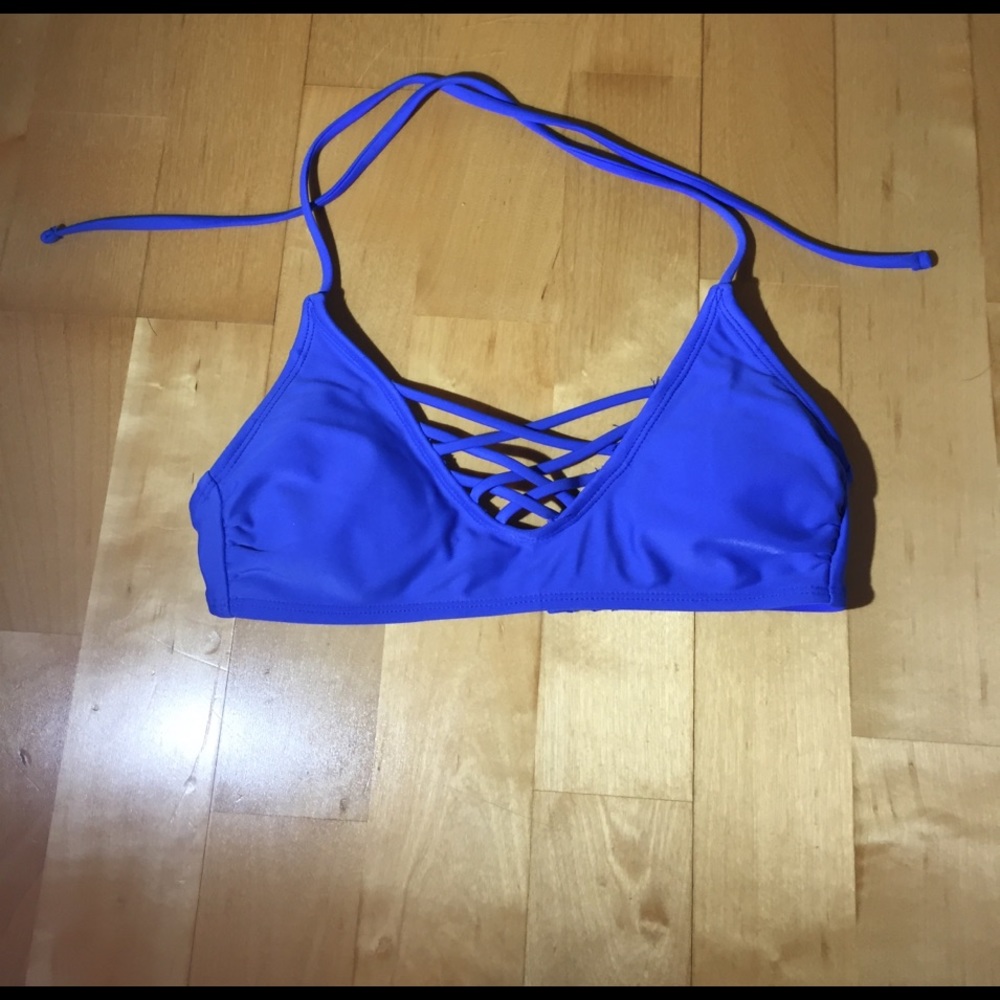 Blue bikini