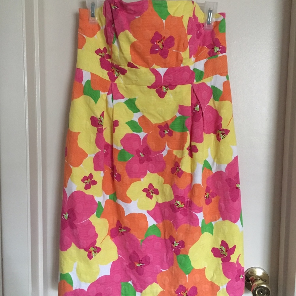 Lilly Pulitzer strapless dress