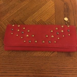 Red Big Buddha clutch