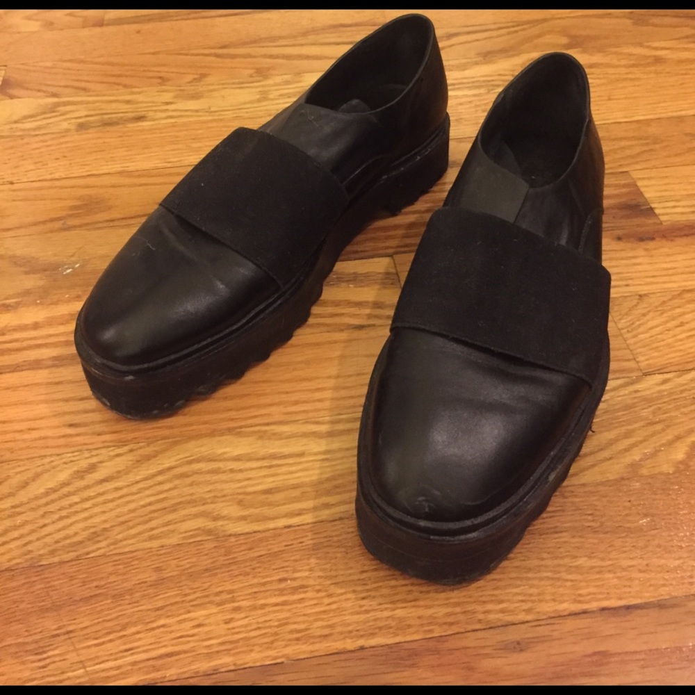 Calvin Klein Collection platform creepers.