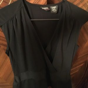 SZ M - black faux wrap by NY & Co