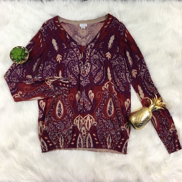 Jaclyn Smith Sweaters - JACLYN SMITH boho sweater size Large