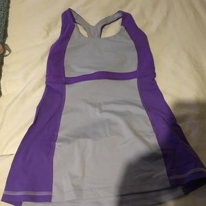 Purple Lululemon Tank Top with Built in Bra