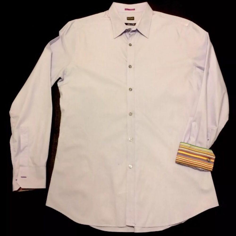 Paul Smith Purple LS  Dress Shirt (size- 16.5 /42)