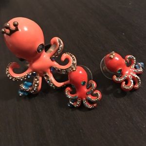 Betsey Johnson Octopus Jewelry