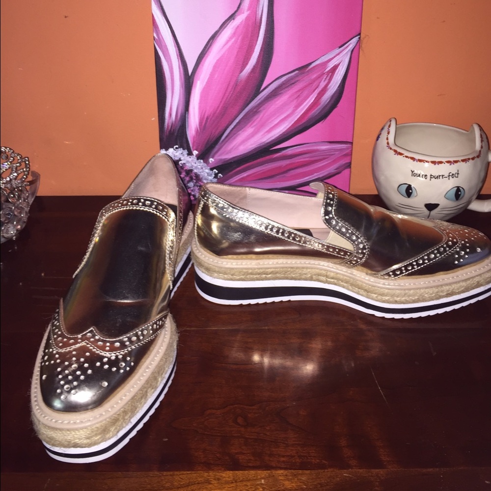Platform Zara shoes NWOT