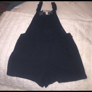 Forever 21 lace overalls