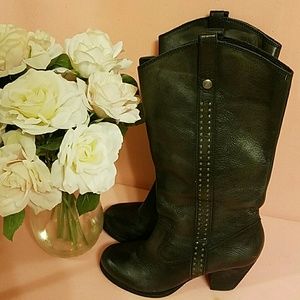 Pre-loved Gianni Bini boots size 7.5  real leather please read?