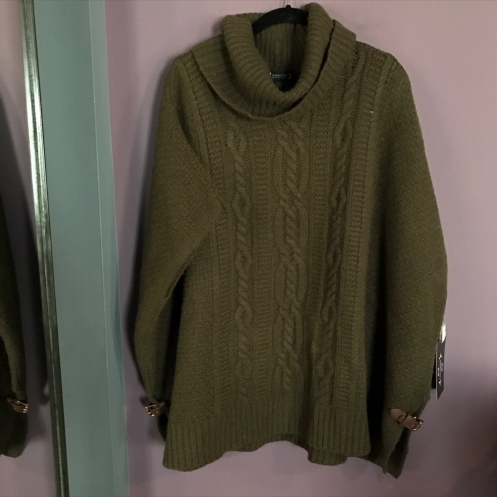 Nanette Lepore wool turtleneck poncho/tunic