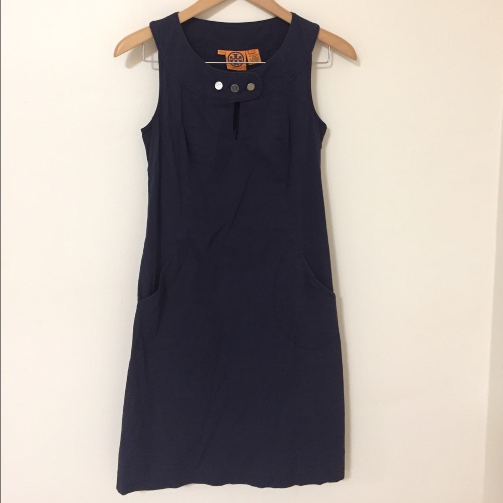 Tory Burch Shift Dress Navy Size 2