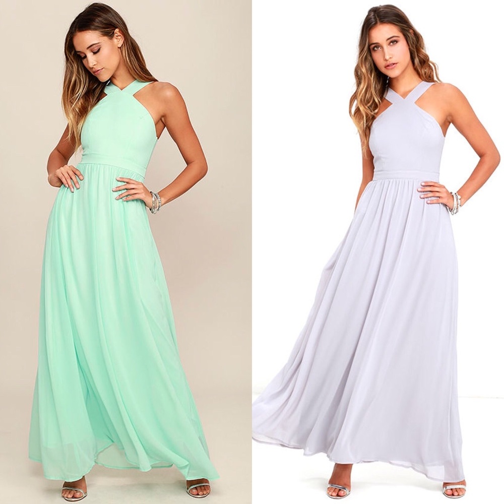 Lulu's dress (mint & grey)