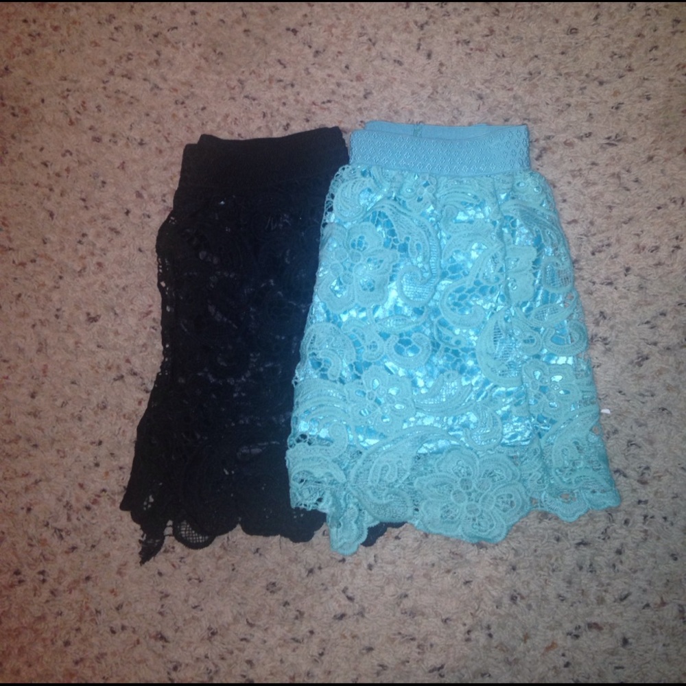 Lace shorts!