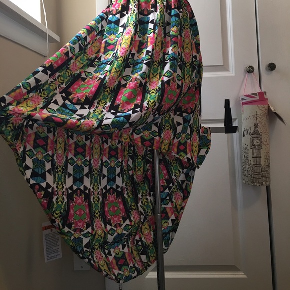 Strapless Spring High-Low Dress - Picture 3 of 4