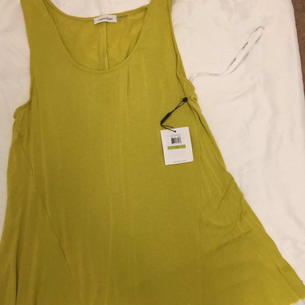 NWT Calvin Klein Women's Cintron Tye dye dress 14