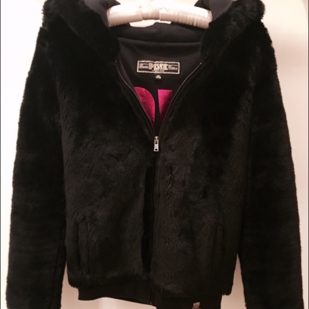 Victoria's Secret PINK Limited Edition Fur Hoodie