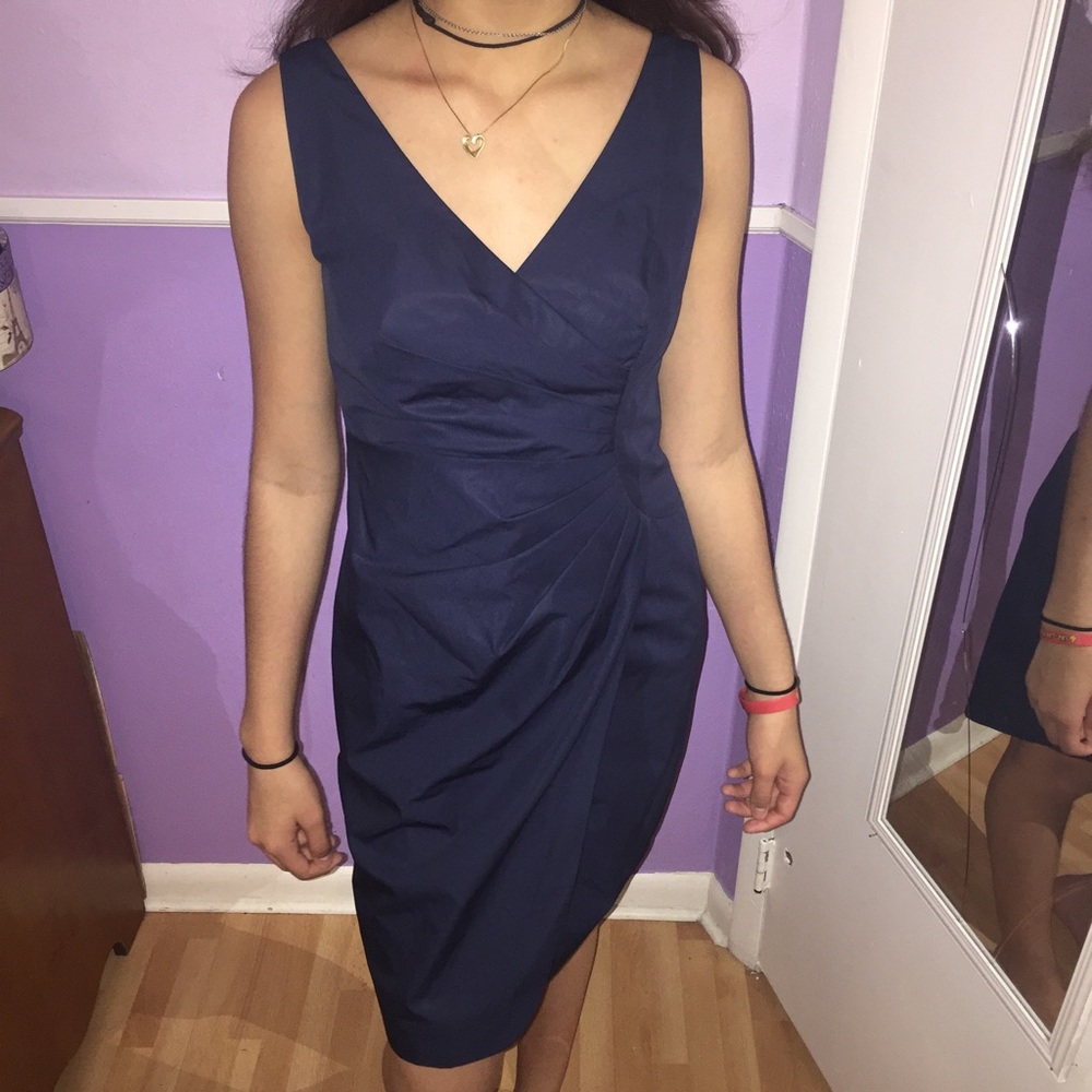 J. Crew navy blue dress