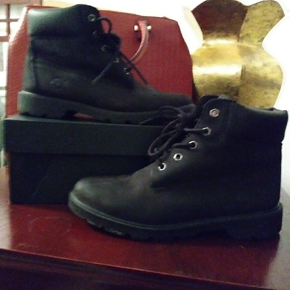Black Timberland Boots