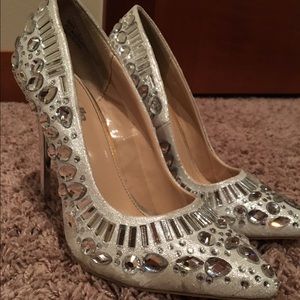 Charlotte russe crystal studded heels