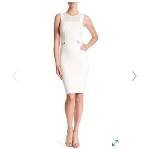 FCUK sleeveless cut out dress bodycon