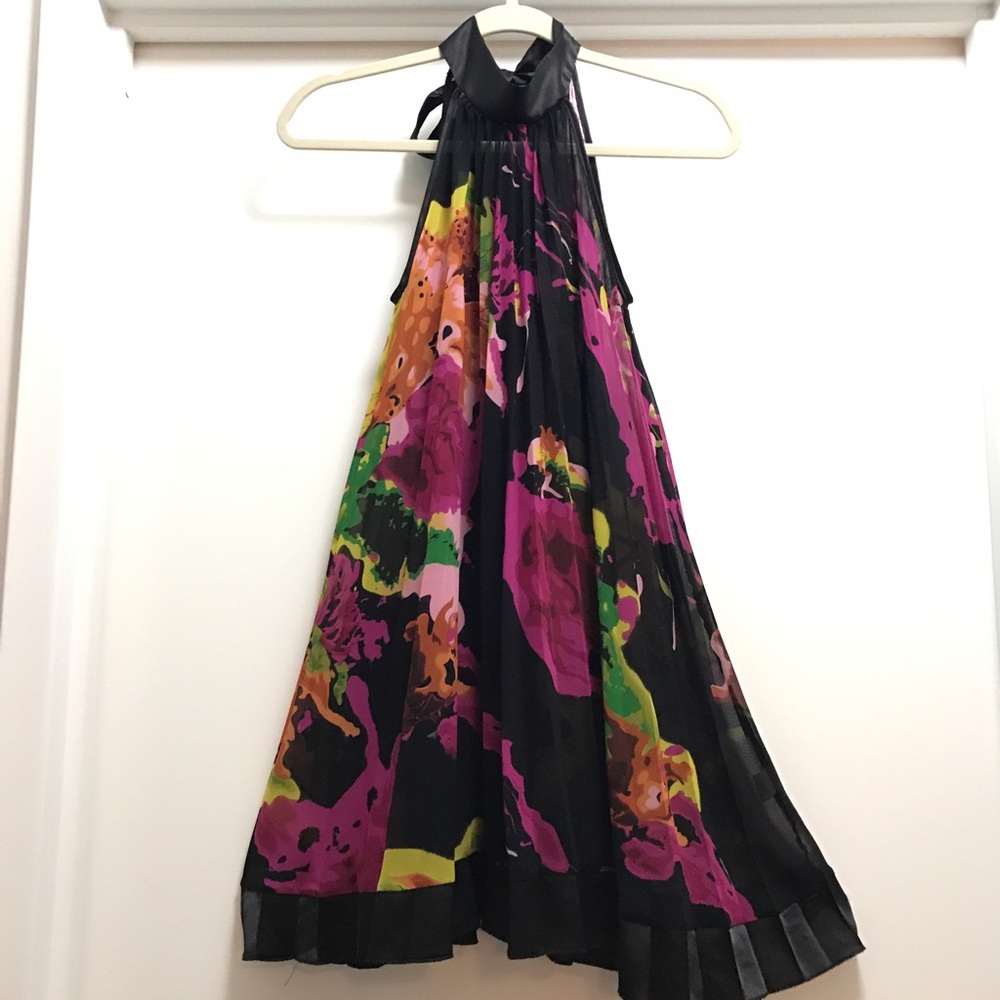 Sheer Floral Dress / Coverup