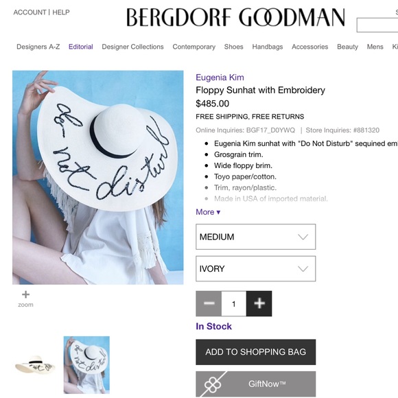 5⭐️ RATED! 🔥ONE LEFT🔥: DO NOT DISTURB beach  hat - Picture 5 of 5