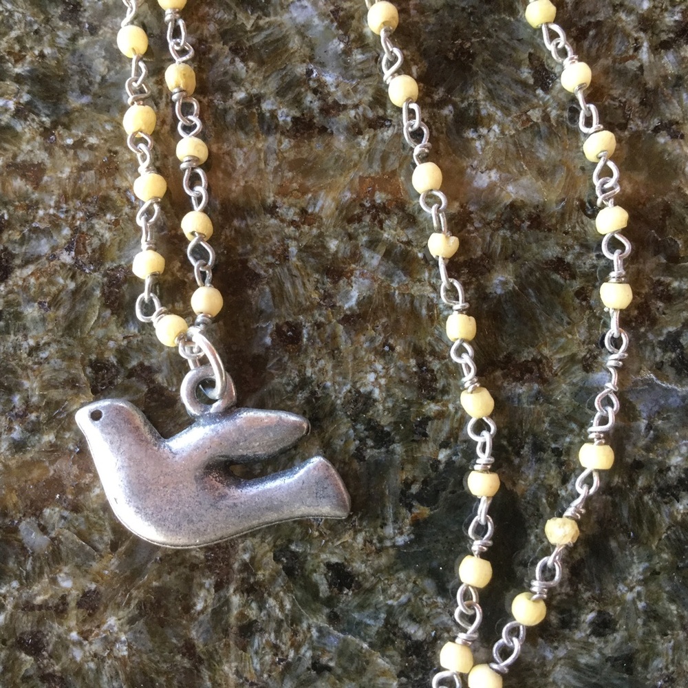 Peace Dove Earth Friendly Necklace