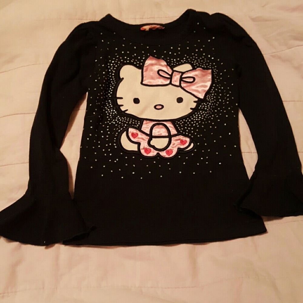 Girls' Hello Kitty Brand Long Sleeved Tee