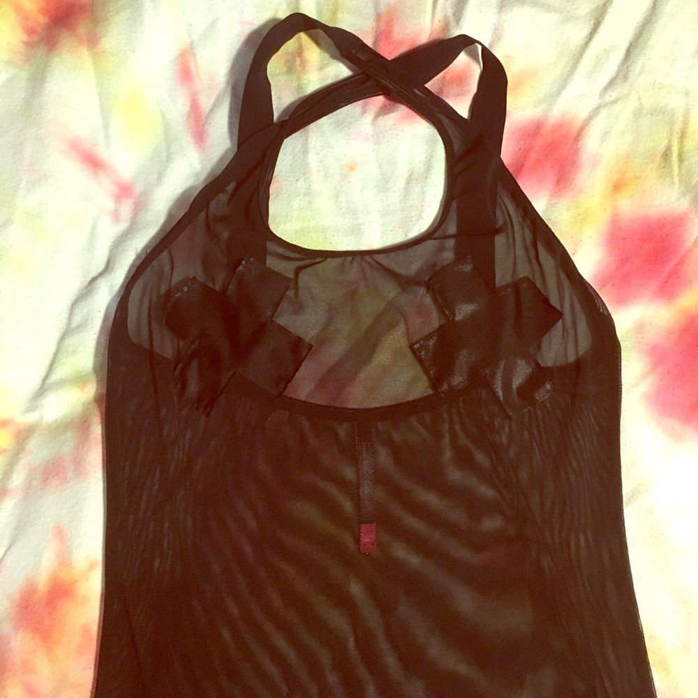 SEVEN TILL MIDNIGHT PASTIES RACER BACK MESH TOP