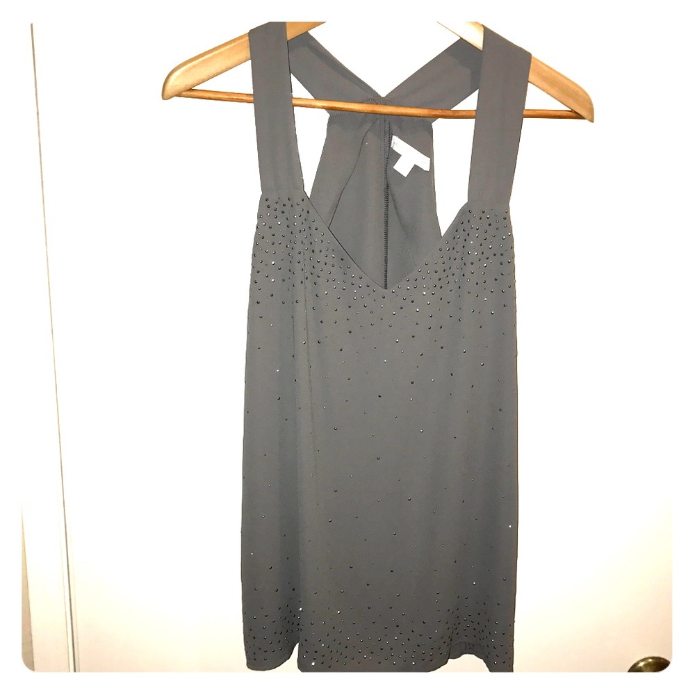 Beautiful grey sparkling tank